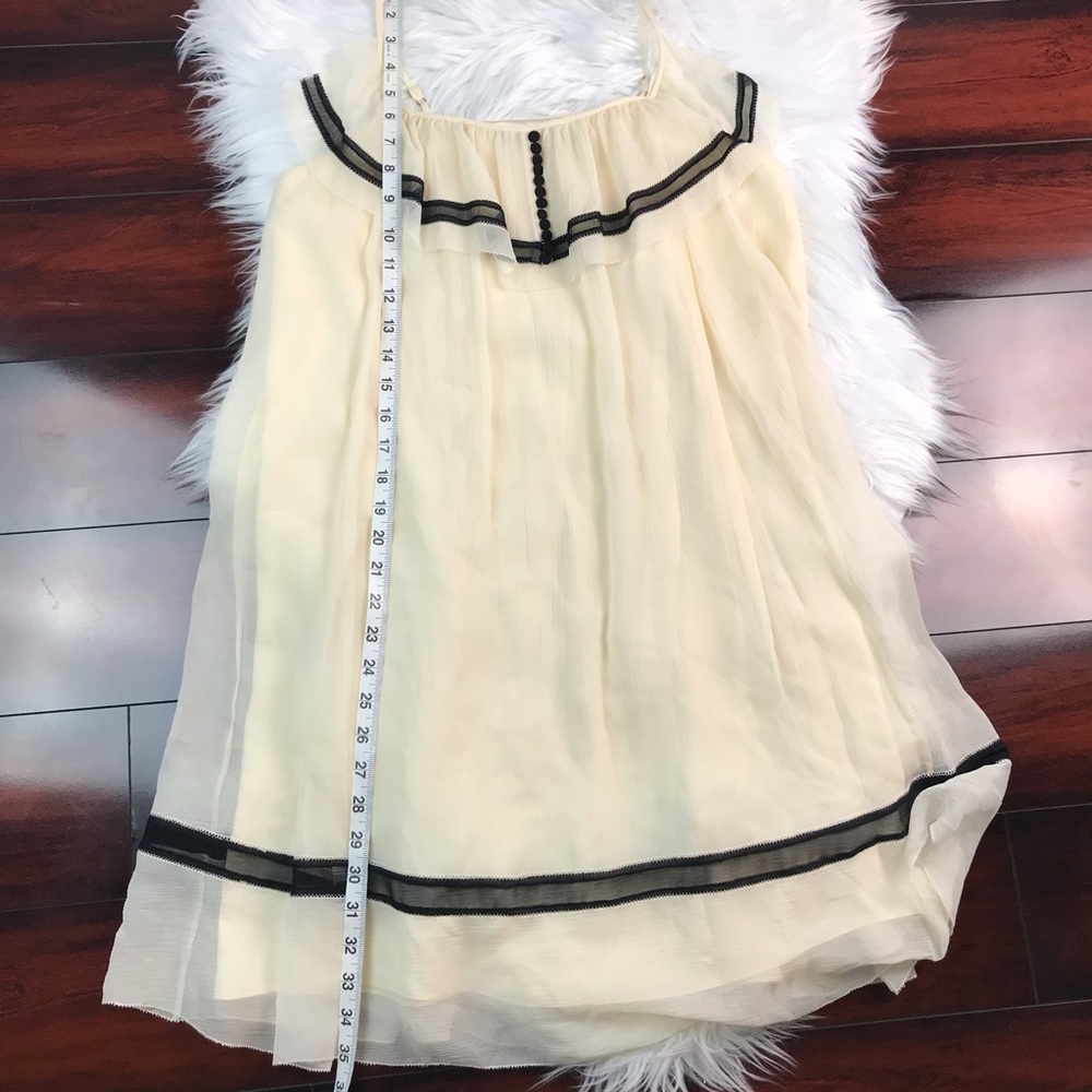 BCBGMaxazria Babydoll Silk Spaghetti Strap Dress - Picture 3 of 8